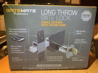 Long Throw Gate Lock