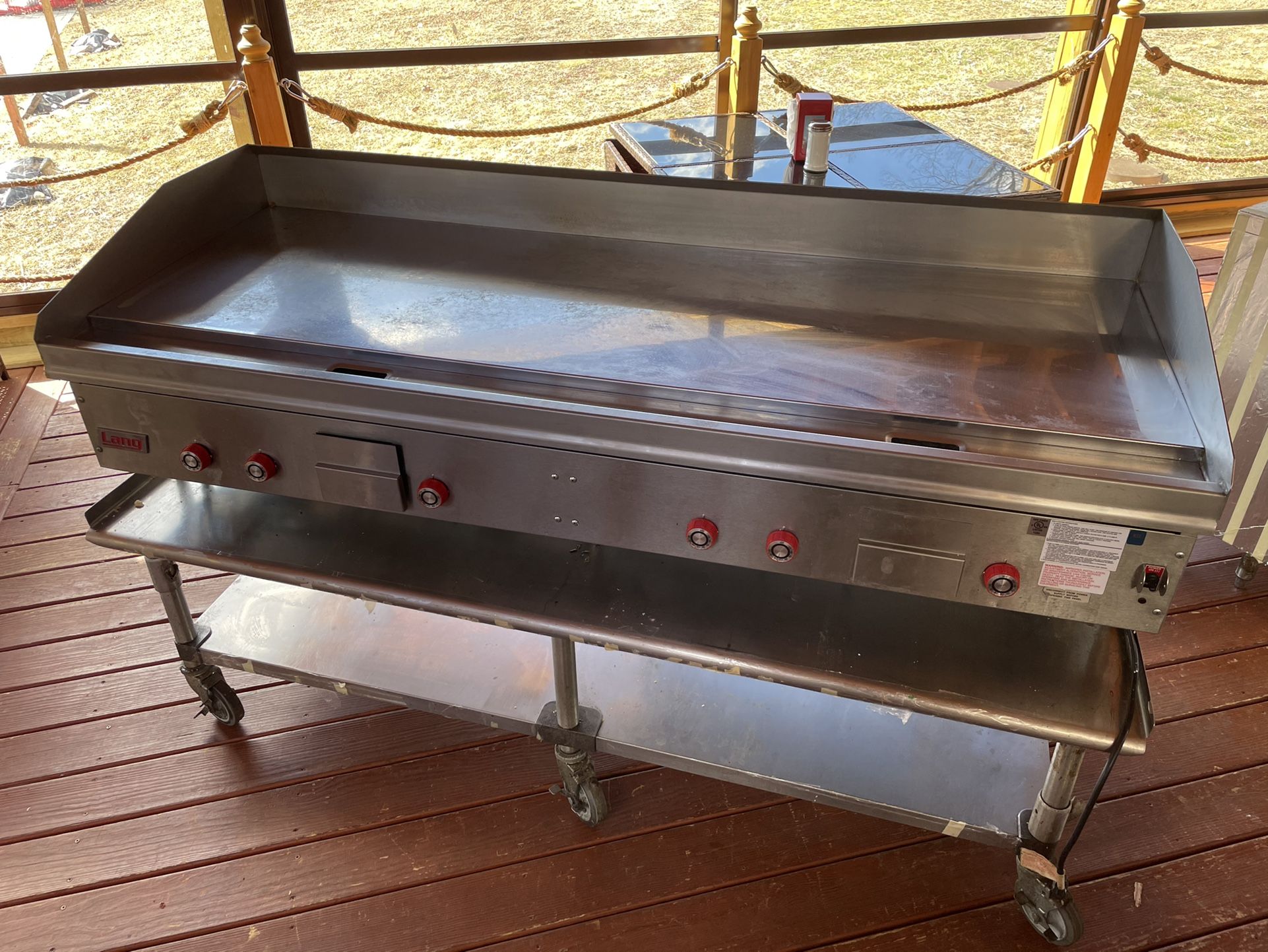 Commercial Lang Grill 6’. Price Is Negotiable