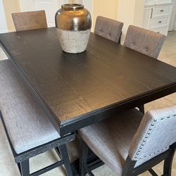 Dining table with chairs