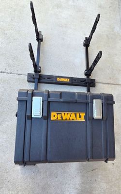 Dewalt tough system toolbox With Rack heavy duty great condition