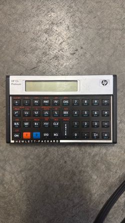 HP 12c Platinum Financial Calculator