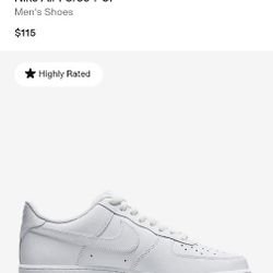 Brand New In Box Nike Air Force 1 '07 Men's 9.5