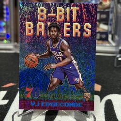 2025-26 Topps - 8-Bit Ballers VJ Edgecombe #8B-33 Blue Holofoil /150 (RC)