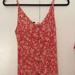 ROXY SUMMER DRESS FLORAL SMALL NEW