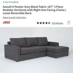 New Couch Perfect Condition $700