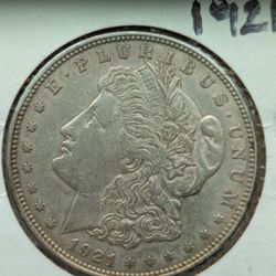 1921 Morgan 90% Silver Dollar US Coin