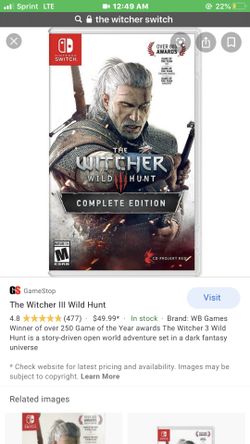 The Witcher Nintendo Switch