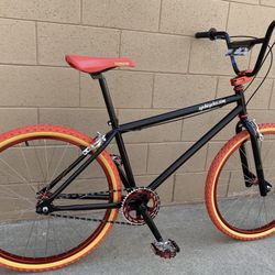 Sgvbicycles Pro OG Fire 26" BMX Cruiser in Black Red/ Black-Blue 