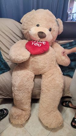 6ft Valentines Teddy Bear
