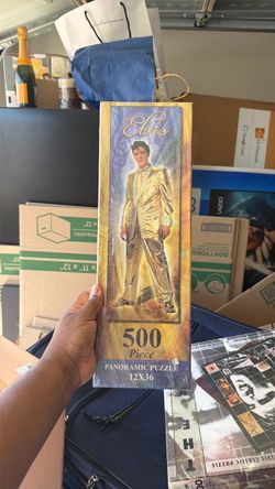 Elvis 500-Piece Panoramic Puzzle 12x36