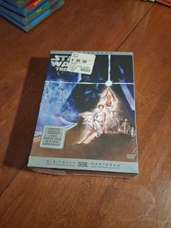 Star Wars DVD trilogy widescreen edition brand new Factory seal damage on the box $15 pick up in Glendale
