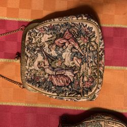 JR Brand Evening Tapestry Purse Vintage