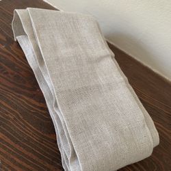 Burlap Garland 4”x I2’ft