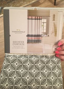 Threshold Shower Curtain