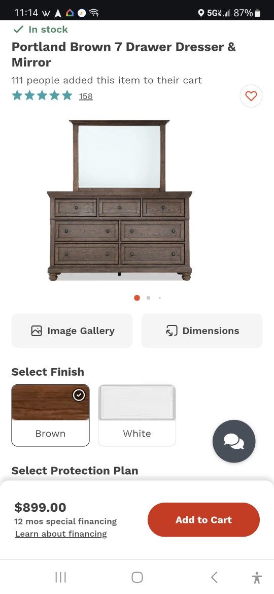 Portland Mirrow For Dresser.