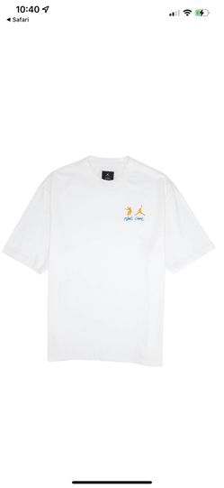 JORDAN X UNION SHORT SLEEVE WHITE TSHIRT Large NEW