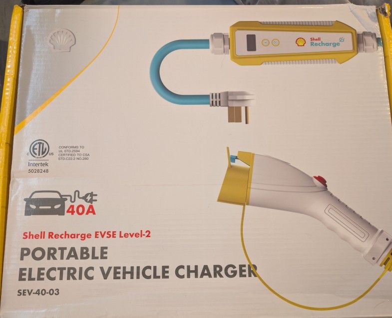 Shell SEV-40-03 Level 2 40 Amp EV Charger 