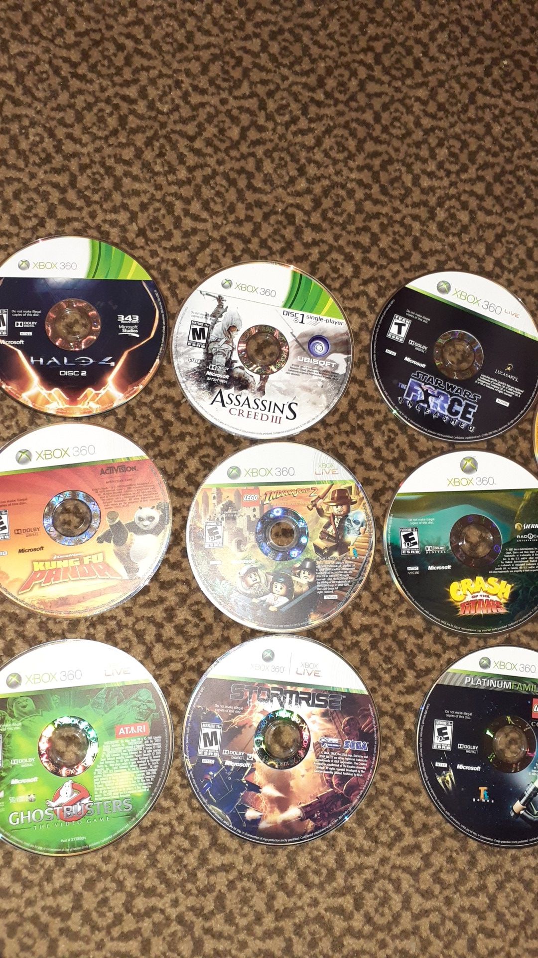 Xbox 360 games