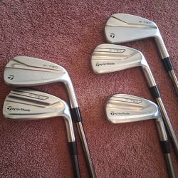 Taylormade  p 790 forged irons graphite shafts
