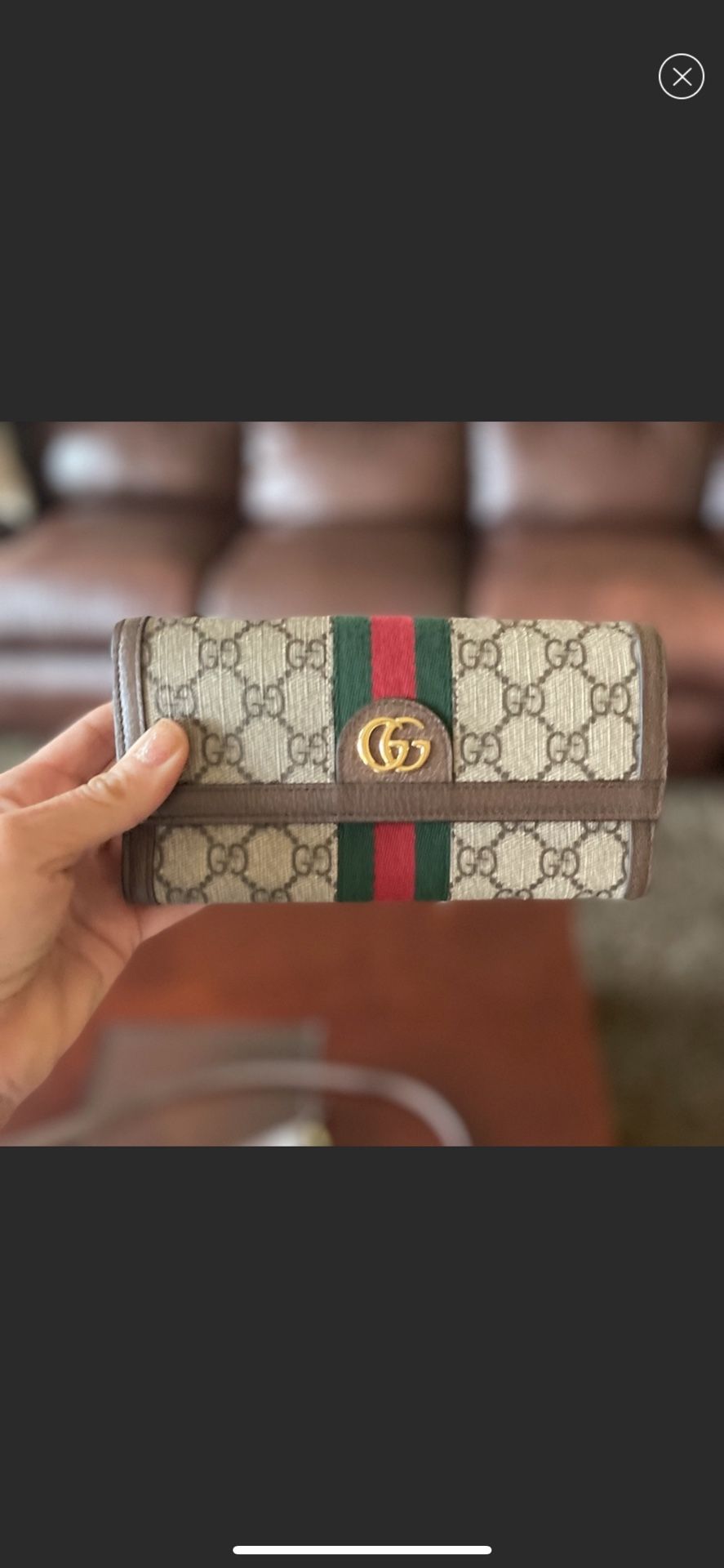 Ophidia GG continental wallet