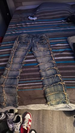 Stacked jeans
