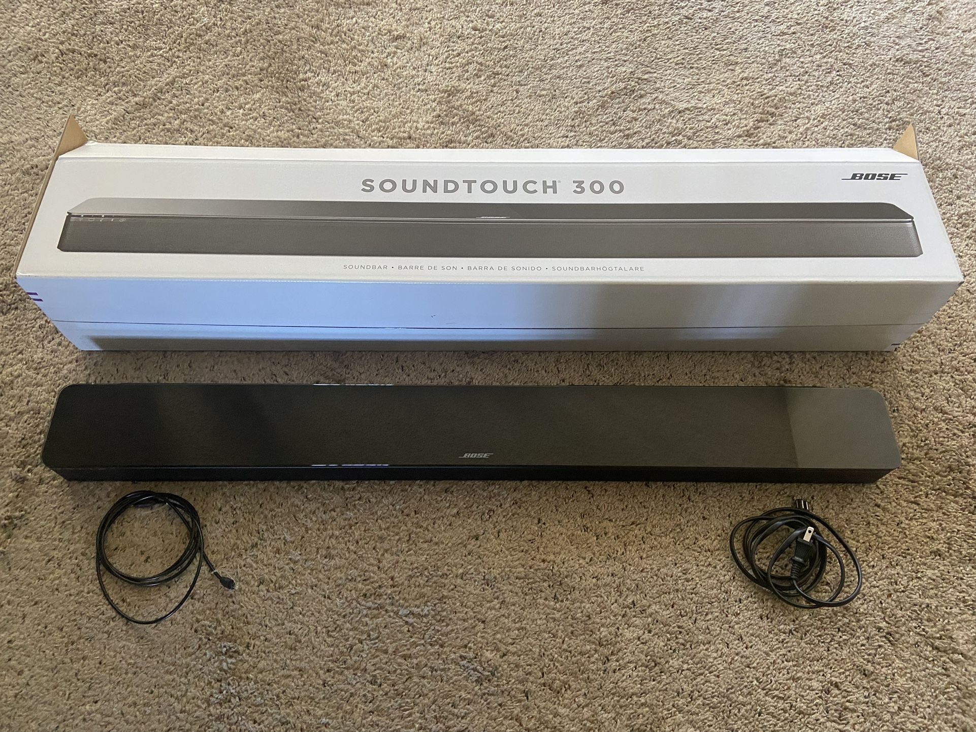 🎵 Bose SoundTouch 300 Soundbar – Excellent Condition – Original Box Included