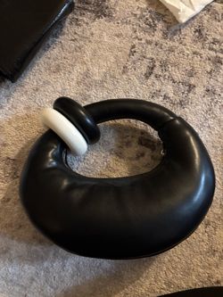 JW PEI Black Padded Handle Bag