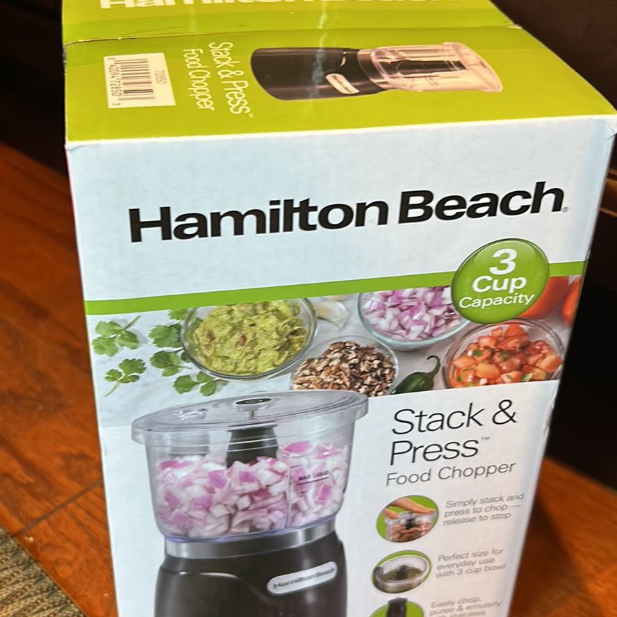  Hamilton Beach Electric Vegetable Chopper & Mini Food Processor,  3-Cup, 350 Watts, for Dicing, Mincing, and Puree, Black (72850): Home &  Kitchen