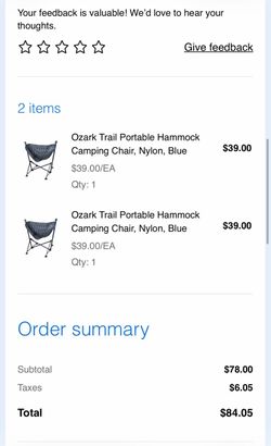 Hammock chair - camping or sensory chair for kids
