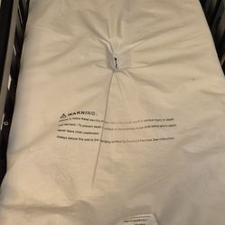 Convertible crib to toddler bed with changing table