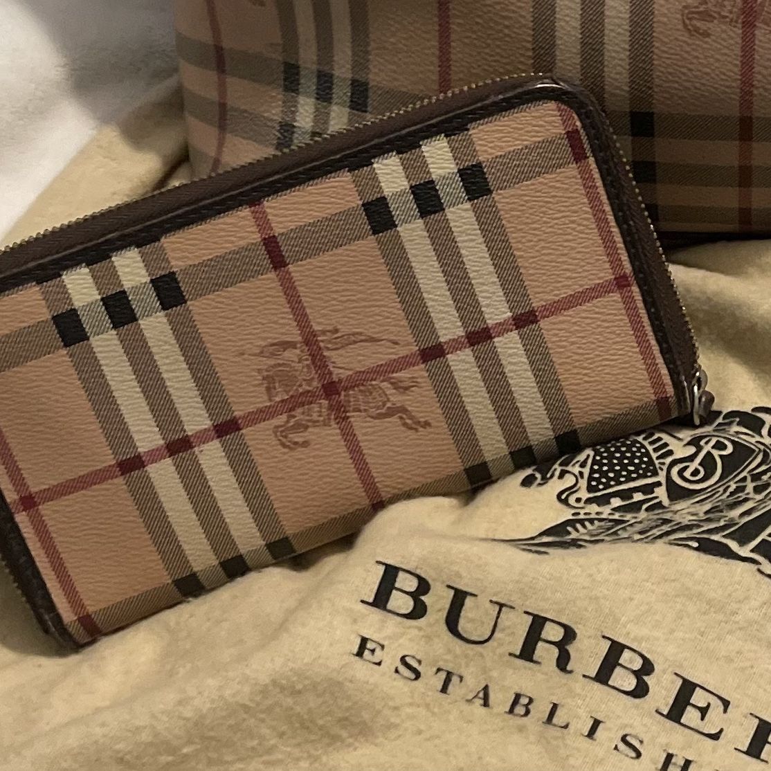Burberry top portemonnaie rosa