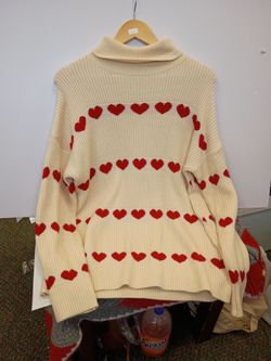 Women off-white sweater