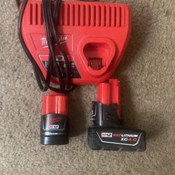 Milwaukee M12 Batteries & Charger
