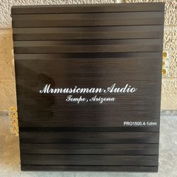 Mrmusicman Audio PRO1500RMS watts 4 Channel 1ohm  Amp - $199