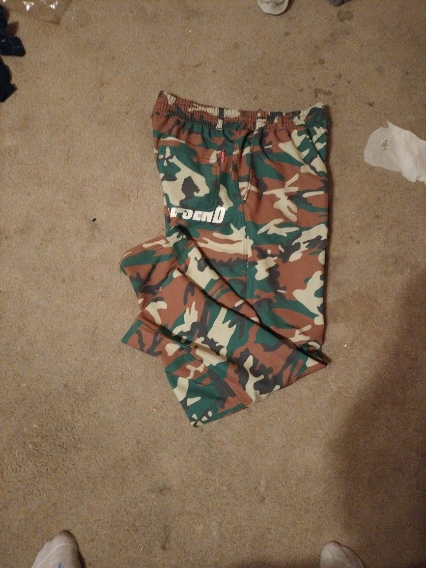 Full Send Camo Print Pants 