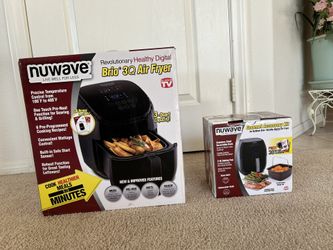 New Nuwave Brio 3-Qt Air Fryer & Gourmet Accessory Kit. 