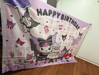 Kuromi backdrop