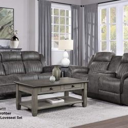Sofa And Loveseat Recliners Pair 