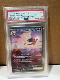 2023 POKEMON MEW EN-151 SPECIAL ILLUSTRATION RARE #199 CHARIZARD EX