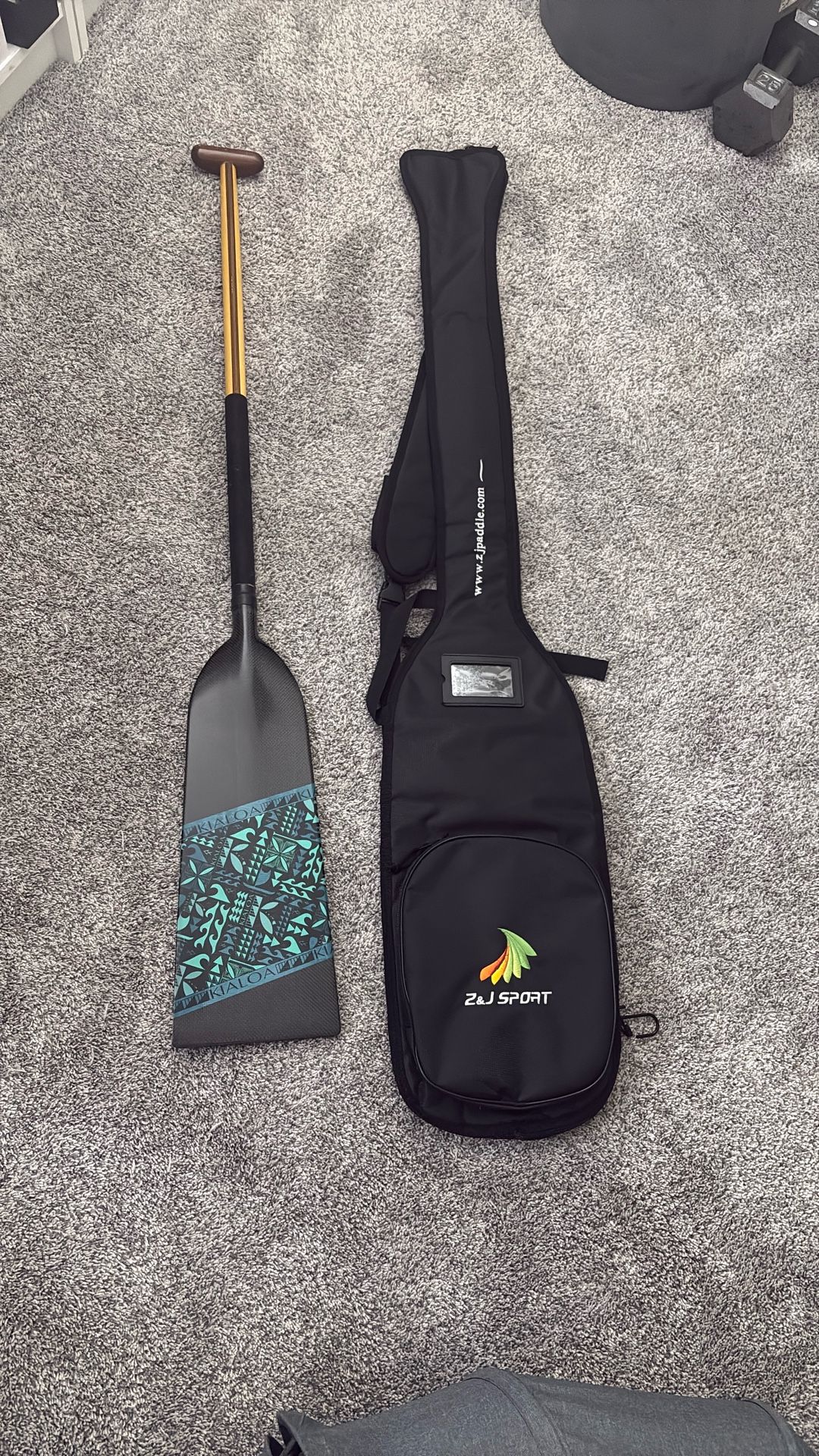 Dragon Boat Paddle With Sleeves 
