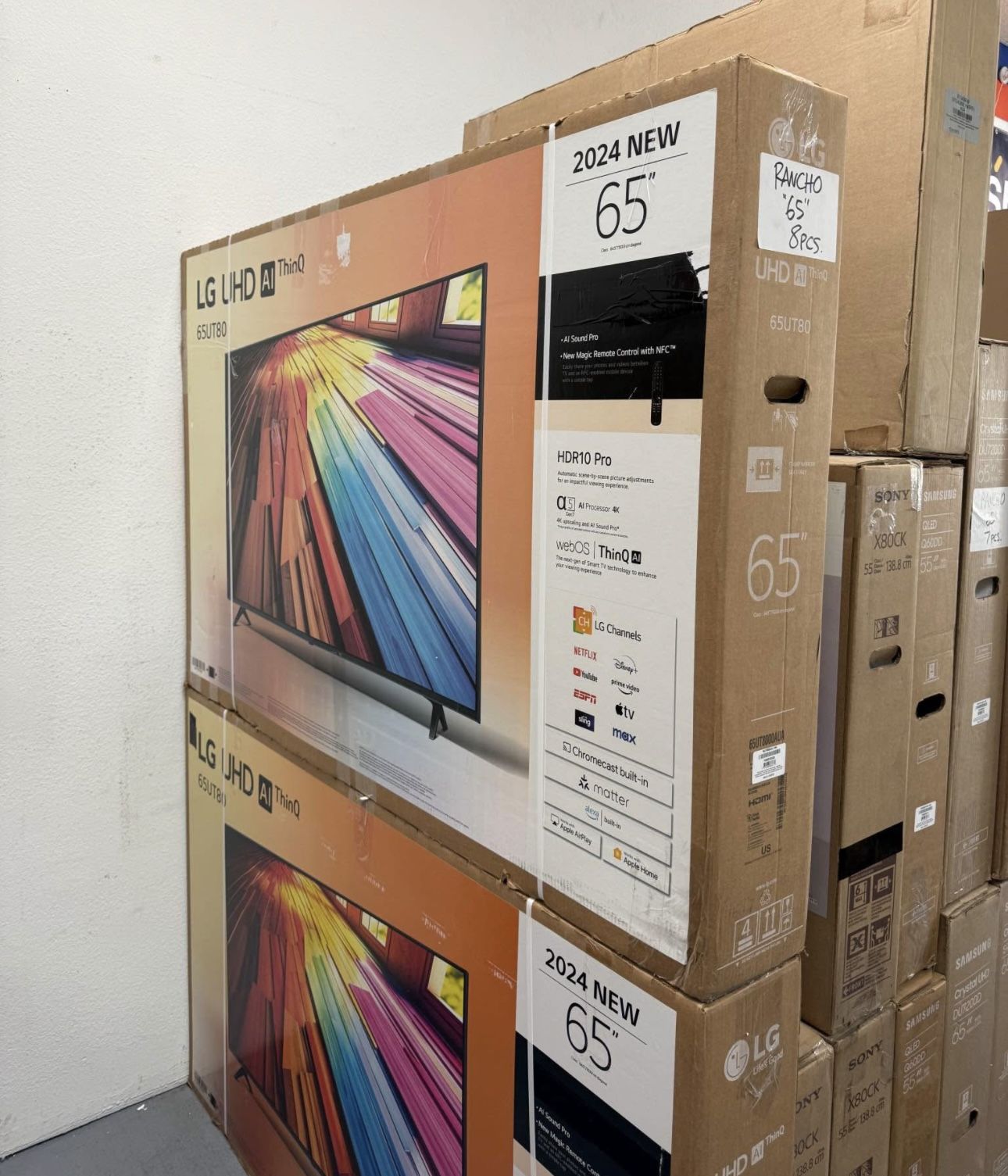 65” Lg UHD Smart 4K Tv