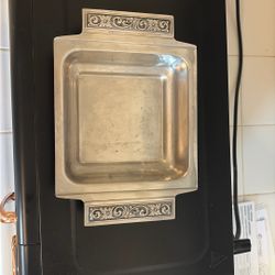 1960’s International Decorator Stainless 18-8 Square Dish