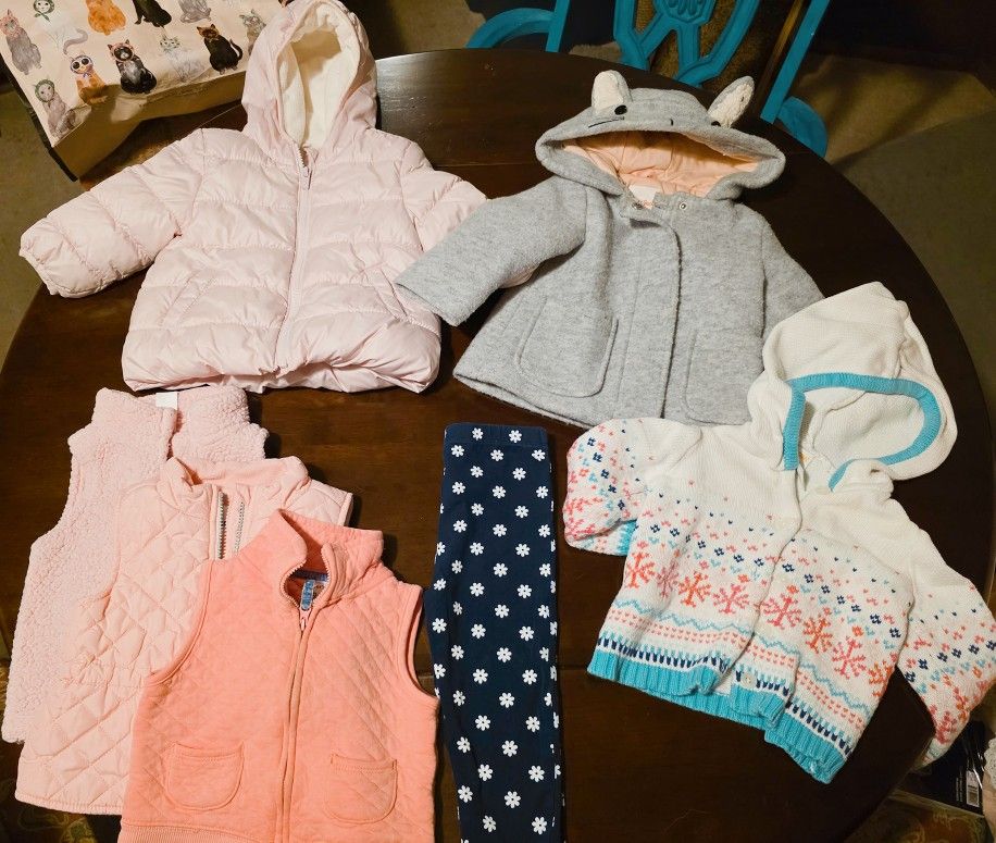 Girls 12-18month Fall And Winter Clothing 