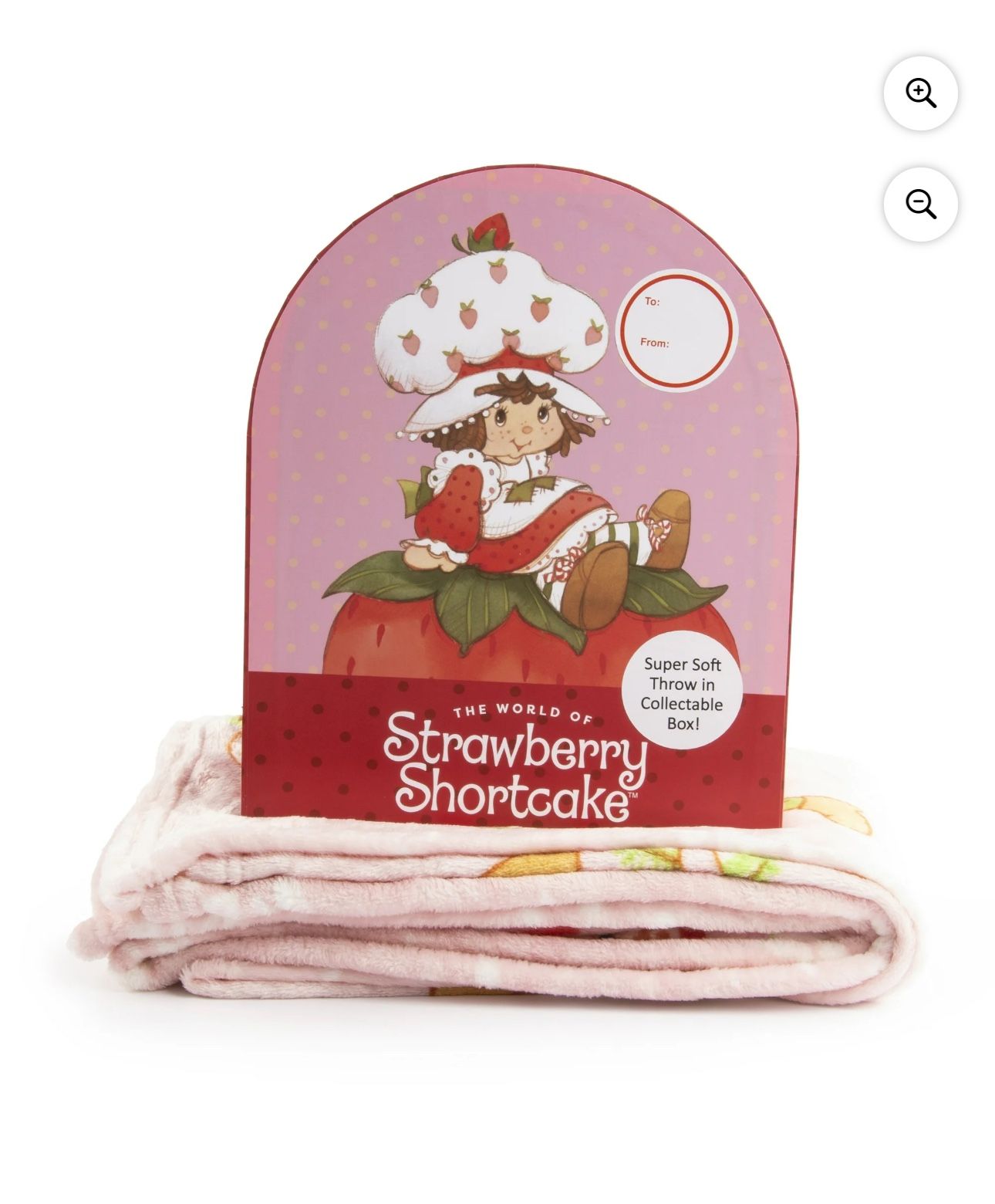 Strawberry Shortcake Blanket In A Collectible Box