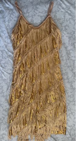 Gold Fringe dress
