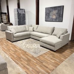 Gray 3pc Sectional Sofa 🚛 Delivery Available