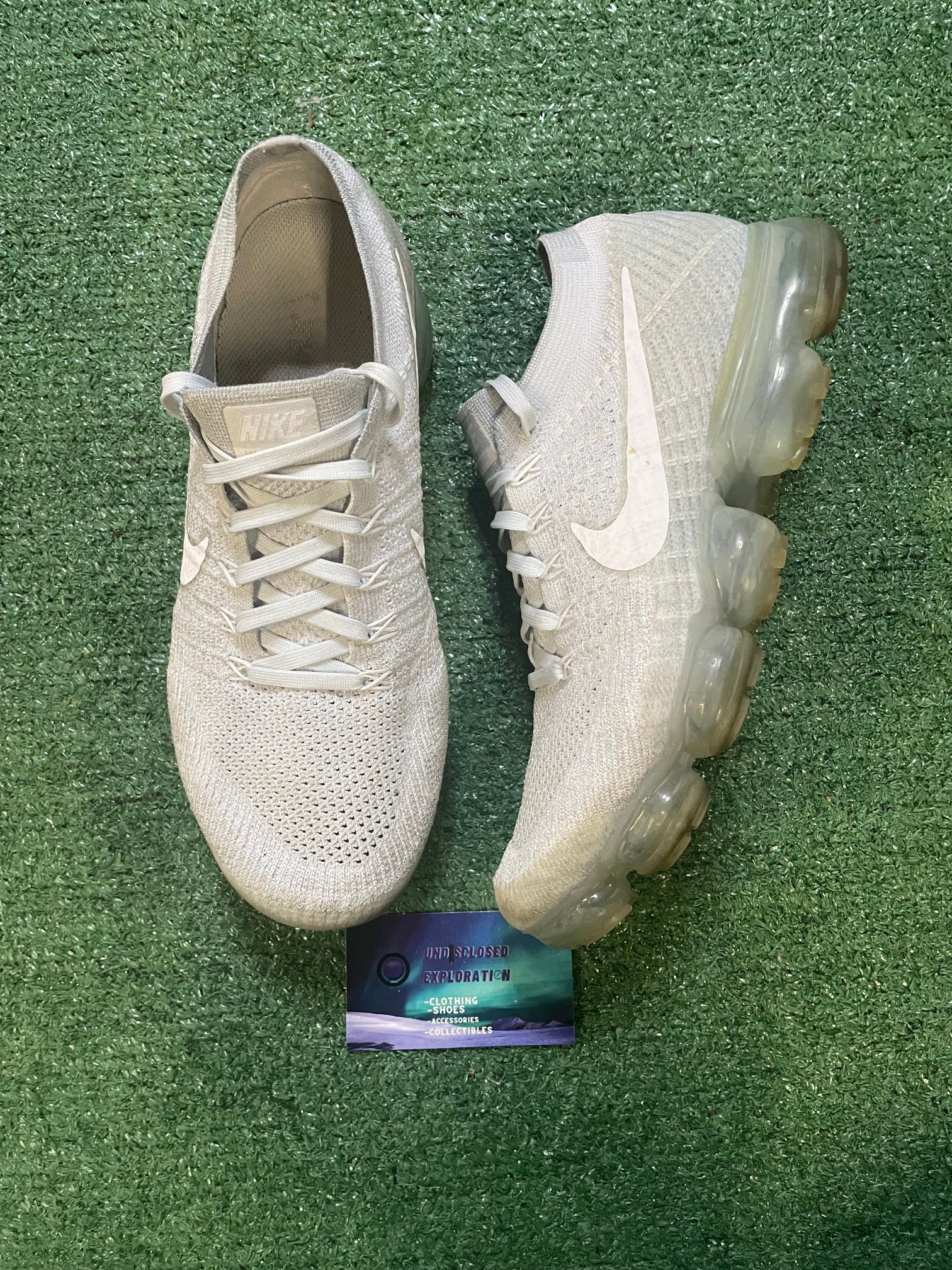 Nike vapormax pure platinum size 9men/10.5women