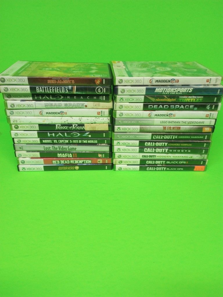 Xbox 360 Games All For 100$