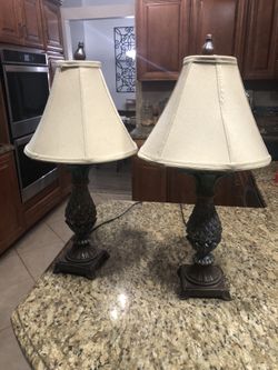 Pineapple Palm Tree Table Lamps