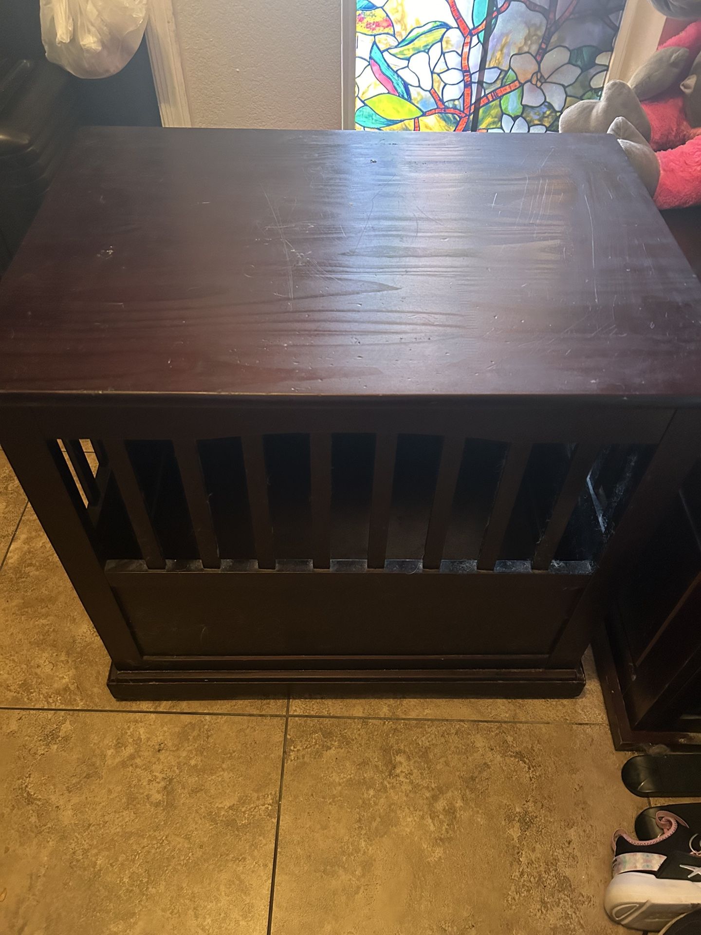 Wooden Dog Crate Small